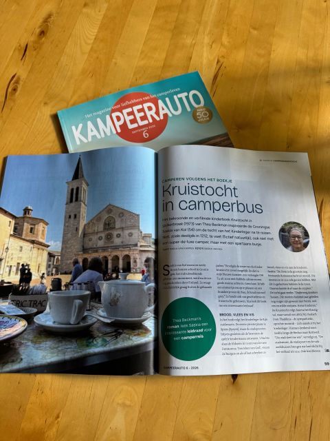 Saskia in het blad de Kampeer Auto